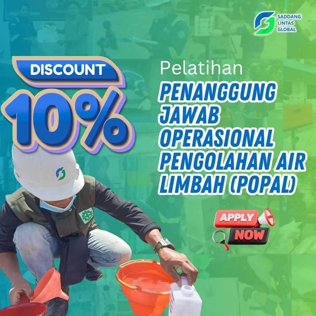 Pelatihan Penanggung Jawab Operasional Pengolahan Air Limbah (POPAL)